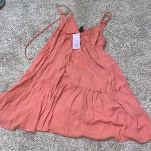 wild fable salmon spaghetti strap dress